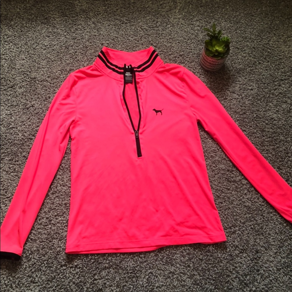 VS pink neon pink sweater lightweight